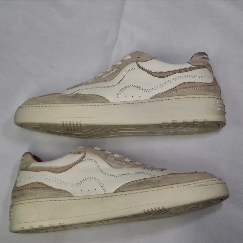 ALOHAS TB.87 Low Top Sneakers Quarry Leather Suede Made Portugal Size 9